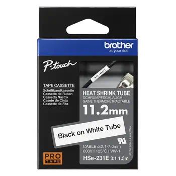 Livraison gratuite Brother HSE-231E ruban d'étiquette
