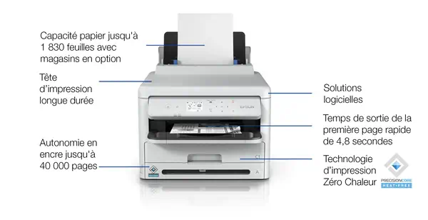 Epson Pro WF-M5399DW imprimante jets d'encres 1200 x 2400 DPI A4 Wifi - Multifonctions Jet d'encre - visuel 2
