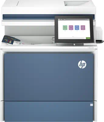 Revendeur officiel Imprimante multifonction HP Color LaserJet Enterprise 5800f, Impression, copie, scan, fax, Chargeur automatique de documents; Bacs haute capacité en option; Écran tactile; Cartouche TerraJet
