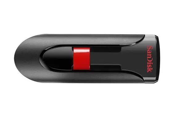 SanDisk Cruzer Glide, 32GB lecteur USB flash 32 Go USB Type-A 2.0 Noir, Rouge - Sandisk - Clé USB - visuel 4