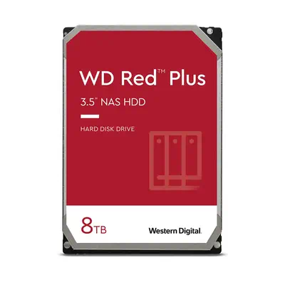 Western Digital Red Plus disque dur 8 To 5640 tr/min 256 Mo 3.5" Série ATA III - Disque dur Interne - visuel 1