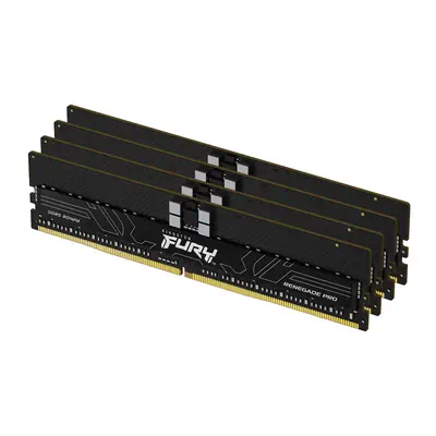 64 Go 6400 MT/s DDR5 ECC Reg CL32 DIMM (kit de 4) FURY Renegade Pro XMP - Kingston - Mémoire - visuel 1