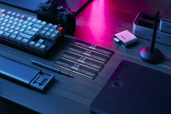 64 Go 6400 MT/s DDR5 ECC Reg CL32 DIMM (kit de 4) FURY Renegade Pro XMP - Kingston - Mémoire - visuel 10