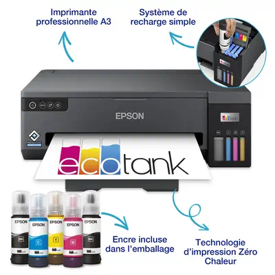 Epson EcoTank ET-14100 - Imprimante Jet d'encre et photo - visuel 8