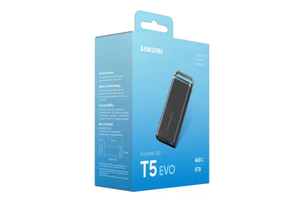 Samsung MU-PH8T0S 8 To 3.2 Gen 1 (3.1 Gen 1) Noir - Disque dur SSD - visuel 9