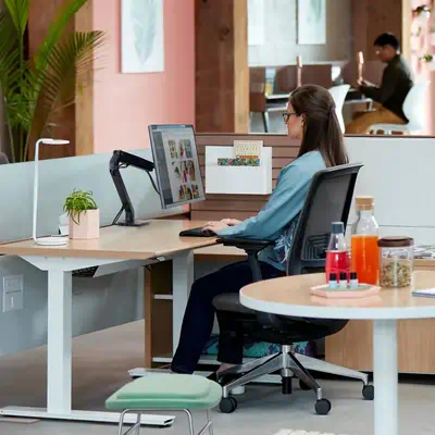 Ergotron MXV Series 45-508-224 support d'écran plat pour bureau 86,4 cm (34") Noir - Accessoire ENI, TBI et VPI - visuel 5