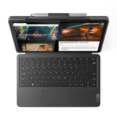 Lenovo ZG38C04505 clavier pour tablette Pogo Pin Gris Lenovo - visuel 1 - hello RSE - Une connectivité sans faille