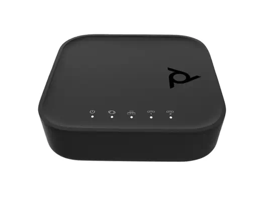 Adaptateur VoIP port voix Poly ATA 402 2FXS avec Open SIP et module d’alimentation - HP - Visioconférence - visuel 1