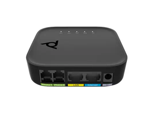 Adaptateur VoIP port voix Poly ATA 402 2FXS avec Open SIP et module d’alimentation - HP - Visioconférence - visuel 2