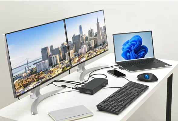 SD4781P EQ Station d’accueil USB‑C et USB‑A avec deux sorties vidéo 4K - Kensington - Station d'accueil pour portable - visuel 3