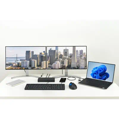 SD4781P EQ Station d’accueil USB‑C et USB‑A avec deux sorties vidéo 4K - Kensington - Station d'accueil pour portable - visuel 4