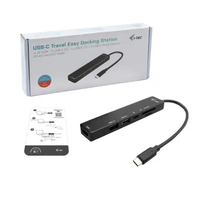 USB-C Travel Easy Dock 4K HDMI + Power Delivery 60 W - I-Tec - Station d'accueil pour portable - visuel 5