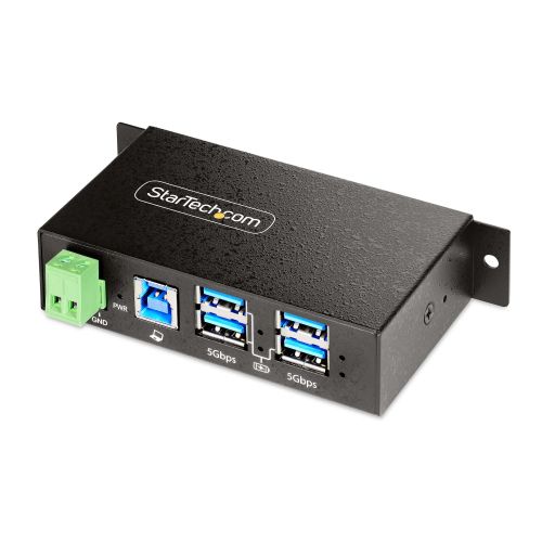 Achat StarTech.com Hub USB 3.0 4 Ports avec 4x USB-A, Boîtier Industriel en Métal, Hub USB 4 ports avec Protection ESD, Montage Mural, sur Table ou sur Rail, USB 3.0/3.1/3.2 Gen 1 5Gbps - 0065030898188