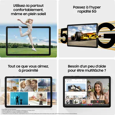 Samsung Galaxy Tab SM-X210 Qualcomm Snapdragon 128 Go Samsung - visuel 1 - hello RSE - Entourez-vous d'un son riche
