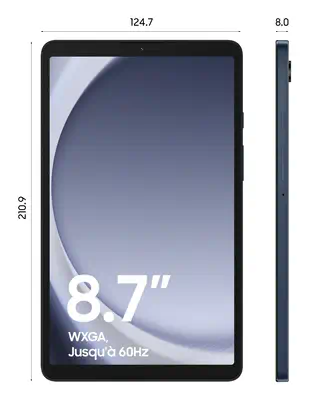 Samsung Galaxy Tab A9 SM-X110N Mediatek 128 Go 22,1 cm (8.7") 8 Go Wi-Fi 5 (802.11ac) Marine - Tablette Android - visuel 4