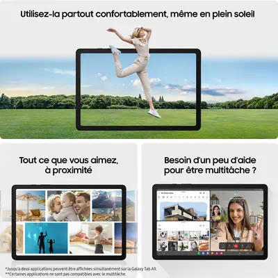 Samsung Galaxy Tab A9 SM-X110N Mediatek 128 Go 22,1 cm (8.7") 8 Go Wi-Fi 5 (802.11ac) Marine - Tablette Android - visuel 5