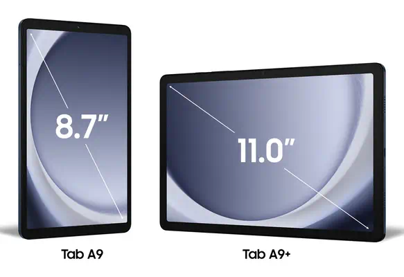 Samsung Galaxy Tab A9 SM-X110N Mediatek 128 Go 22,1 cm (8.7") 8 Go Wi-Fi 5 (802.11ac) Marine - Tablette Android - visuel 3
