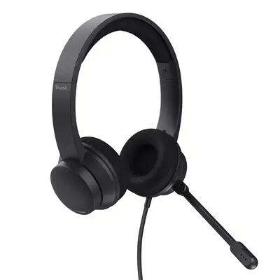 Trust Ayda Casque Avec fil Arceau Appels/Musique USB Trust - visuel 1 - hello RSE - Clarté audio améliorée