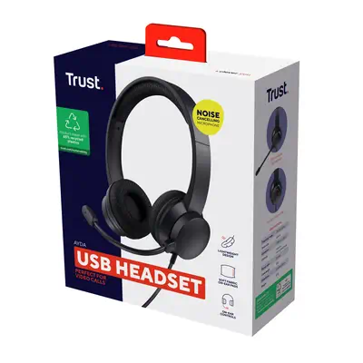 Trust Ayda Casque Avec fil Arceau Appels/Musique USB Type-A Noir - Casque Micro - visuel 6
