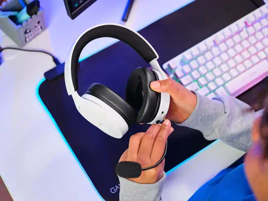 Trust GXT 489W FAYZO Casque Avec fil Arceau Jouer Noir, Blanc - Casque Micro - visuel 9