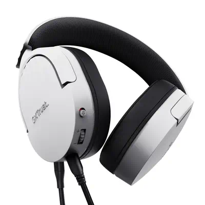 Trust GXT 489W FAYZO Casque Avec fil Arceau Jouer Noir, Blanc - Casque Micro - visuel 3