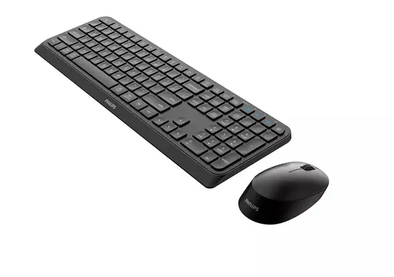 Philips 4000 series SPT6407B/19 clavier Souris incluse Universel Philips - visuel 1 - hello RSE - Réduction des bruits de clic, silence et confort d'utilisation