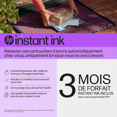 OfficeJet Pro 8122e Sans fil All-in-One Couleur Imprimante, Instant Ink; Impression recto-verso - HP - Multifonctions Jet d'encre - visuel 6