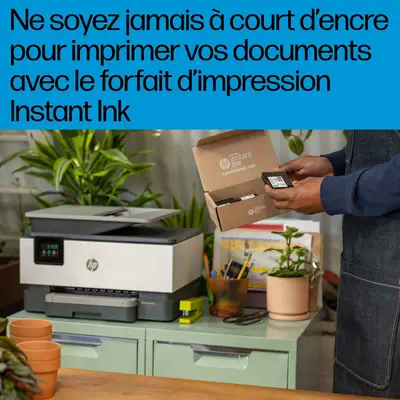 OfficeJet Pro 9120e Sans fil All-in-One Couleur Imprimante, Instant Ink; Impression recto-verso - HP - Multifonctions Jet d'encre - visuel 3