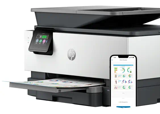 OfficeJet Pro 9120e Sans fil All-in-One Couleur Imprimante, Instant Ink; Impression recto-verso - HP - Multifonctions Jet d'encre - visuel 7