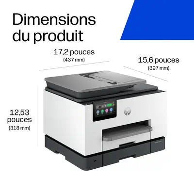 OfficeJet Pro 9135e Sans fil All-in-One Couleur Imprimante, Instant Ink; Impression recto-verso - HP - Multifonctions Jet d'encre - visuel 7