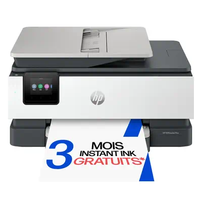 OfficeJet Pro 8125e Sans fil All-in-One Couleur Imprimante, Instant Ink; Impression recto-verso - HP - Multifonctions Jet d'encre - visuel 1