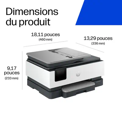 OfficeJet Pro 8125e Sans fil All-in-One Couleur Imprimante, Instant Ink; Impression recto-verso - HP - Multifonctions Jet d'encre - visuel 7