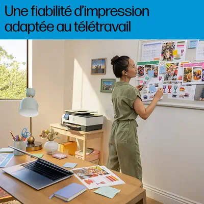 OfficeJet Pro 8135e Sans fil All-in-One Couleur Imprimante, Instant Ink; Impression recto-verso - HP - Multifonctions Jet d'encre - visuel 4