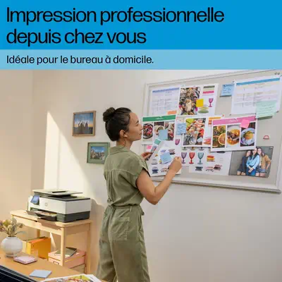 OfficeJet Pro 8135e Sans fil All-in-One Couleur Imprimante, Instant Ink; Impression recto-verso - HP - Multifonctions Jet d'encre - visuel 1