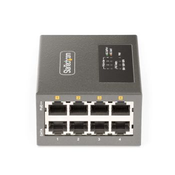 Achat StarTech.com Injecteur PoE++ Multi-Gigabit à 4 Ports, Ethernet 5/2.5/1G (NBASE-T), PoE/PoE+/PoE++ (802.3af/802.3at/802.3bt), Puissance Absorbée 160Watts, Montage Mural/Rail DIN, Non Géré au meilleur prix