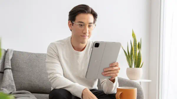 Logitech 920-010166 clavier pour tablette QWERTZ Allemand Smart Connector Sable - Accessoires Tablette - visuel 9