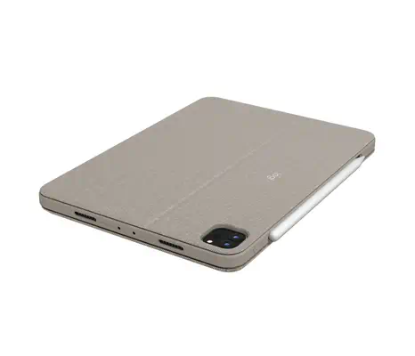 Logitech 920-010166 clavier pour tablette QWERTZ Allemand Smart Connector Sable - Accessoires Tablette - visuel 1