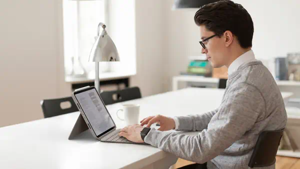 Logitech 920-010166 clavier pour tablette QWERTZ Allemand Smart Connector Sable - Accessoires Tablette - visuel 8