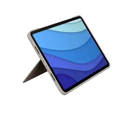 Logitech 920-010166 clavier pour tablette QWERTZ Allemand Smart Connector Sable - Accessoires Tablette - visuel 4