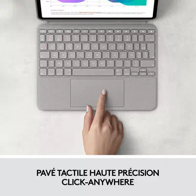 Combo Touch for iPad Pro 11-inch (1st, 2nd, and 3rd generation) - Logitech - Clavier - visuel 3