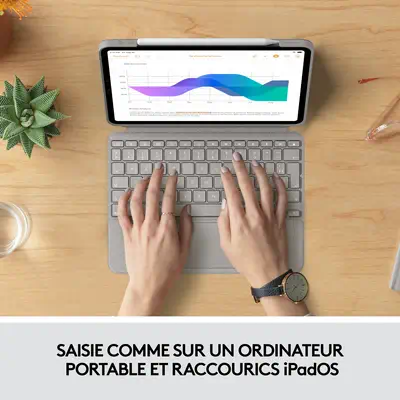 Combo Touch for iPad Pro 11-inch (1st, 2nd, and 3rd generation) - Logitech - Accessoires Tablette - visuel 10