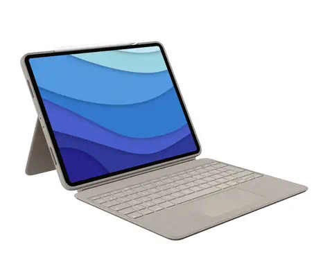 Logitech Combo Touch AZERTY Français Smart Connector Sable - Etui et Housse - visuel 4