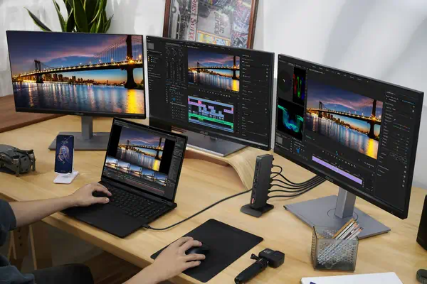 ASUS Triple 4K Thunderbolt 4 Dock DC500 Avec fil Noir - Asus - Station d'accueil pour portable - visuel 9