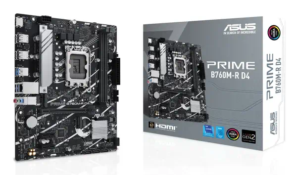 ASUS PRIME B760M-R D4 Intel B760 LGA 1700 micro ATX - Asus - Carte mère - visuel 8