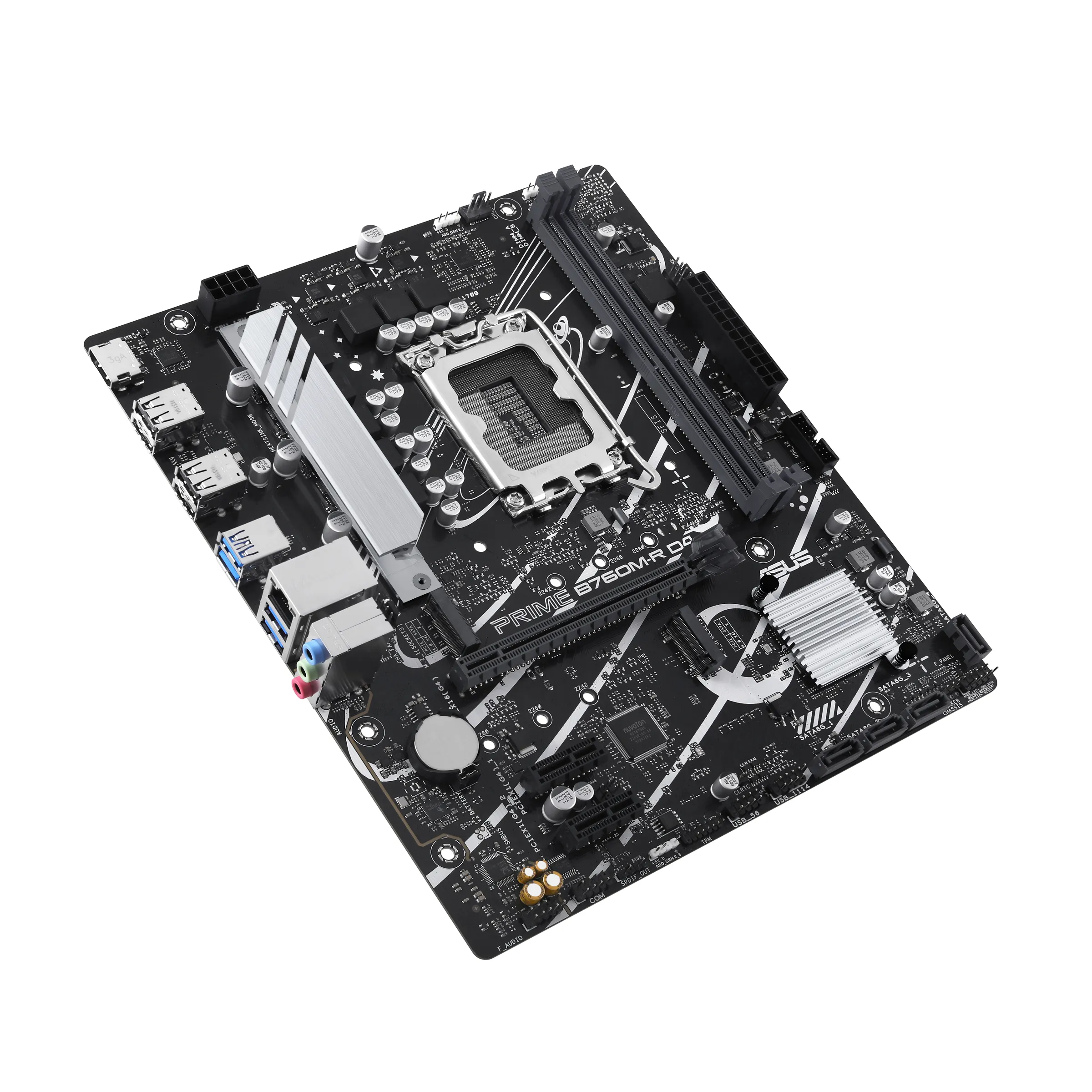 Achat ASUS PRIME B760M-R D4 LGA1700 2xDDR4 4xSATA 2xM.2 sur hello RSE - visuel 5