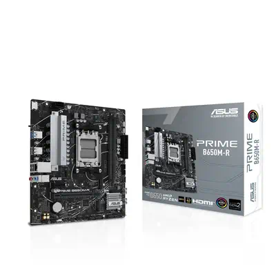 ASUS PRIME B650M-R AMD B650 Emplacement AM5 micro Asus - visuel 1 - hello RSE - Prise en charge supérieure de la mémoire