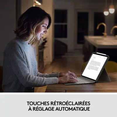 Combo Touch for iPad Pro 11-inch (1st, 2nd, and 3rd generation) - Logitech - Accessoires Tablette - visuel 8
