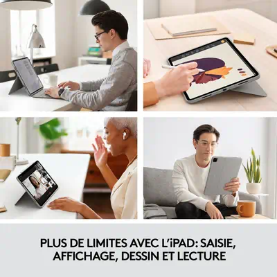 Combo Touch for iPad Pro 12.9-inch (5th generation) - Logitech - Accessoires Tablette - visuel 3