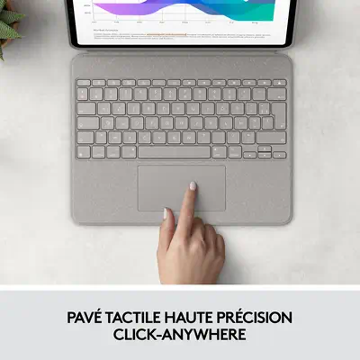 Combo Touch for iPad Pro 12.9-inch (5th generation) - Logitech - Accessoires Tablette - visuel 5
