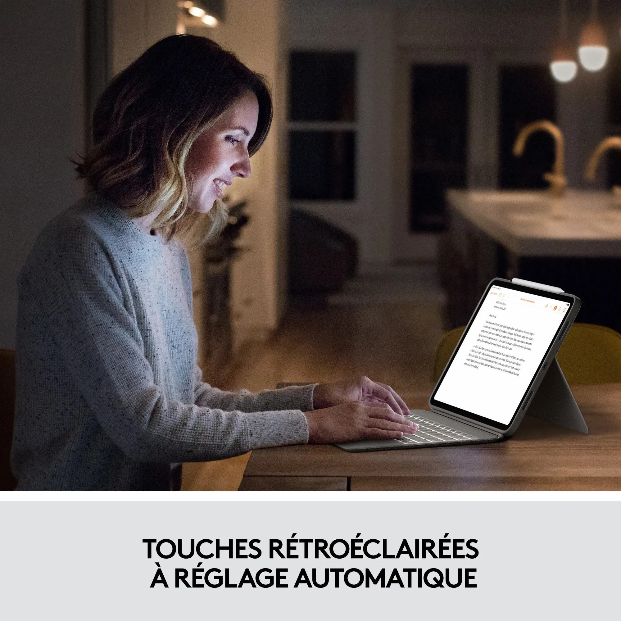 Combo Touch for iPad Pro 12.9-inch (5th generation) - Logitech - Accessoires Tablette - visuel 8